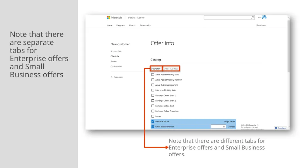 Adding a New Customer and Managing subscriptions - slide 7 of 21