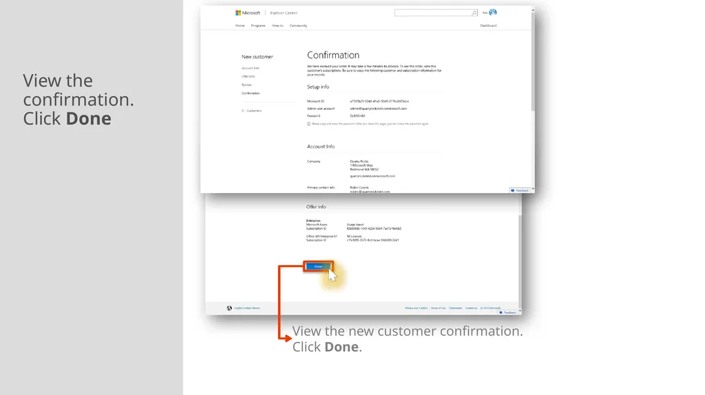 Adding a New Customer and Managing subscriptions - slide 9 of 21