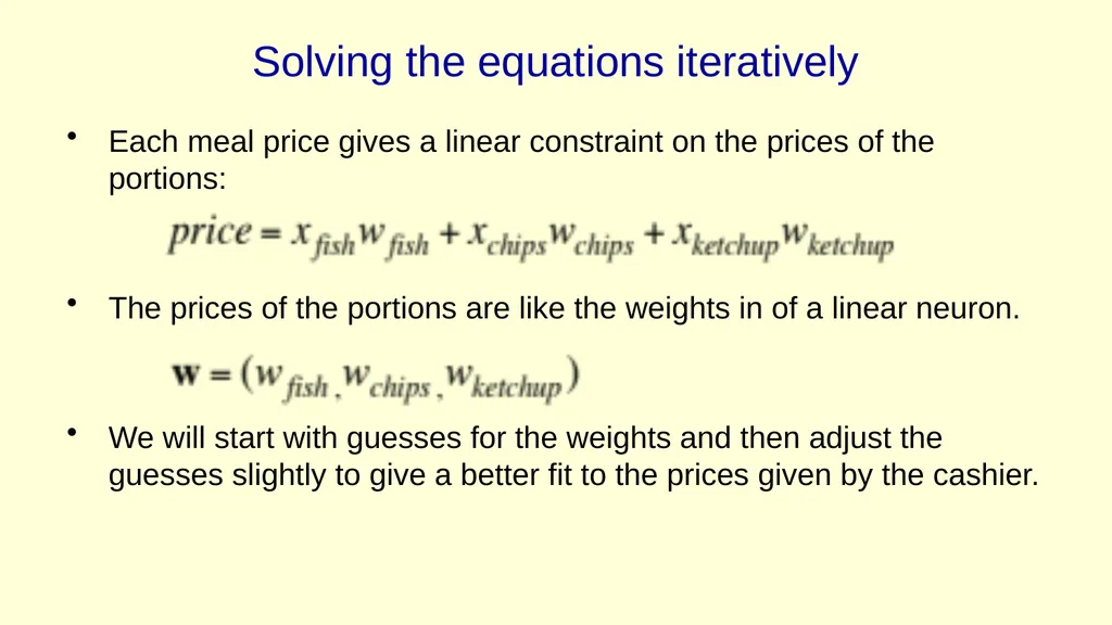 Neural Networks for Machine Learning Lecture 3a - slide 7 of 34