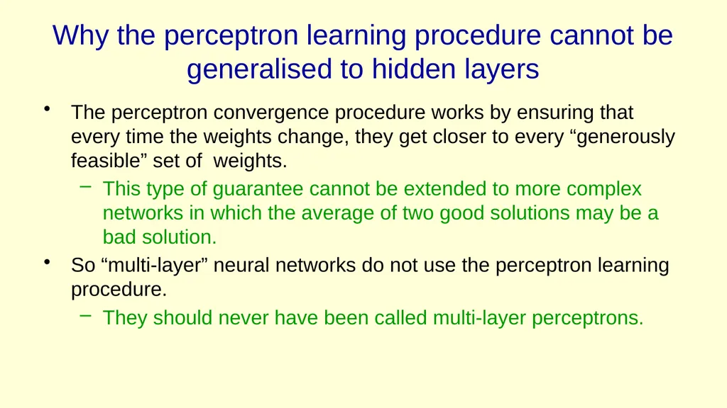 Neural Networks for Machine Learning Lecture 3a - slide 2 of 34