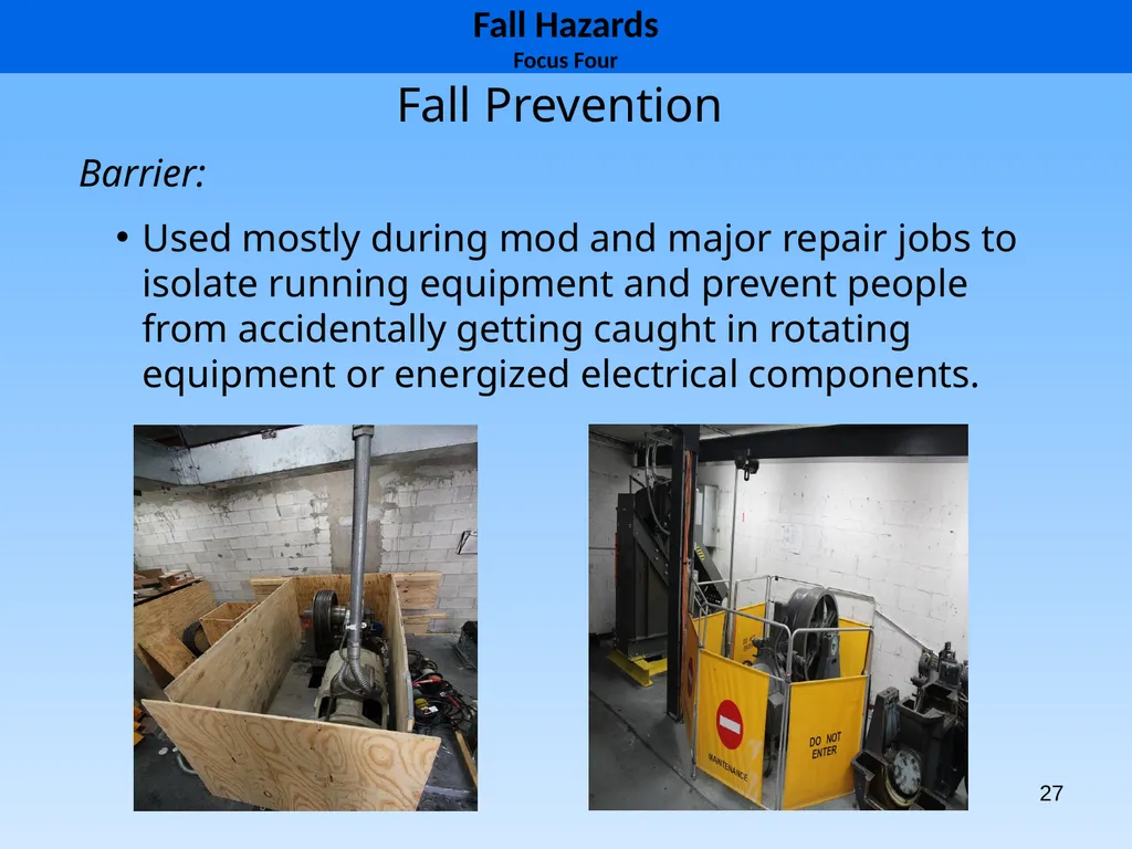 1 1926 Construction Focus Four Fall Hazards Focus - slide 27 of 47