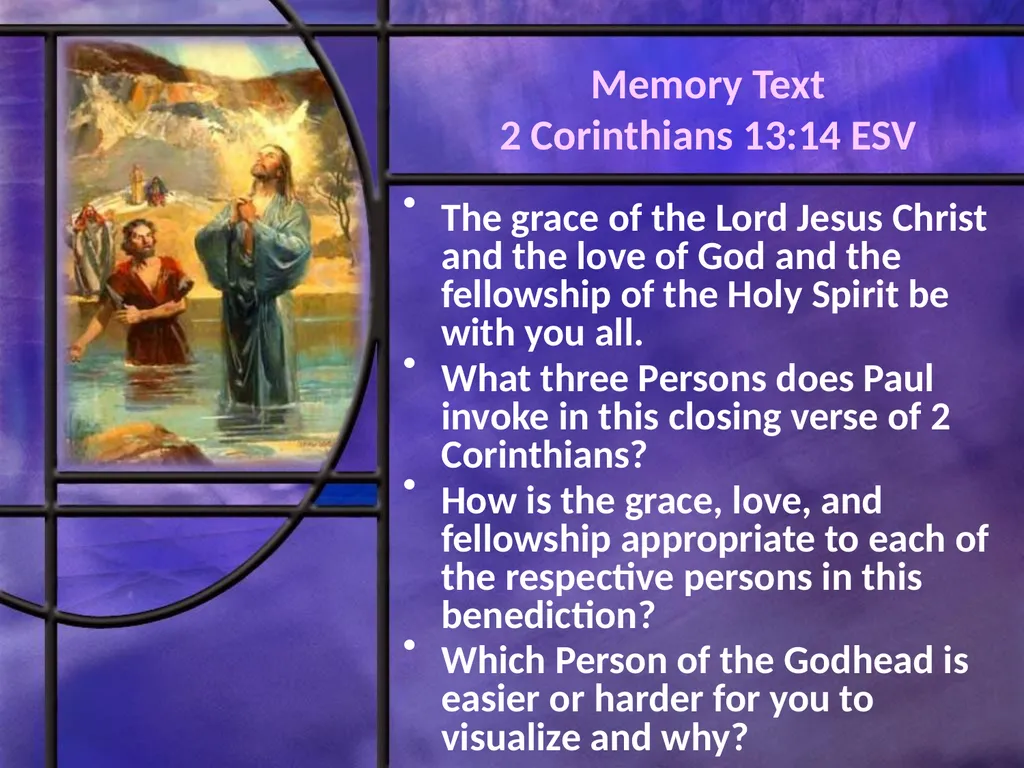 First and Second Corinthians Lesson 13 Grace, - slide 2 of 22