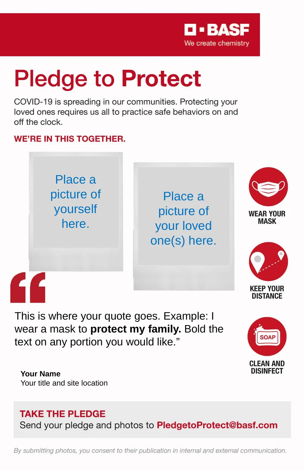 Pledge to Protect Instructions to create your own - slide 2 of 2