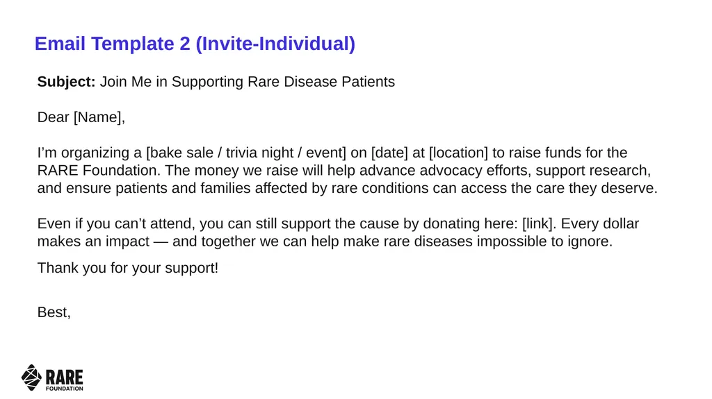 Sample Outreach Messages and Templates Table of - slide 7 of 19