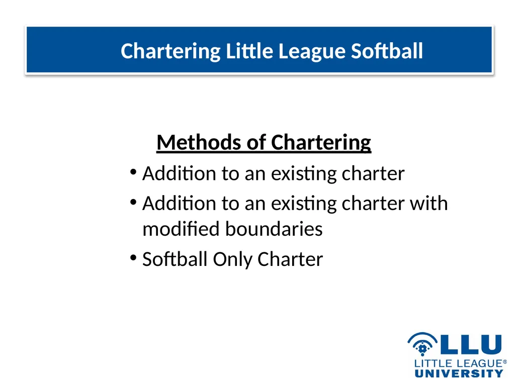 LITTLE LEAGUE SOFTBALL® Presentation Highlights - slide 21 of 32