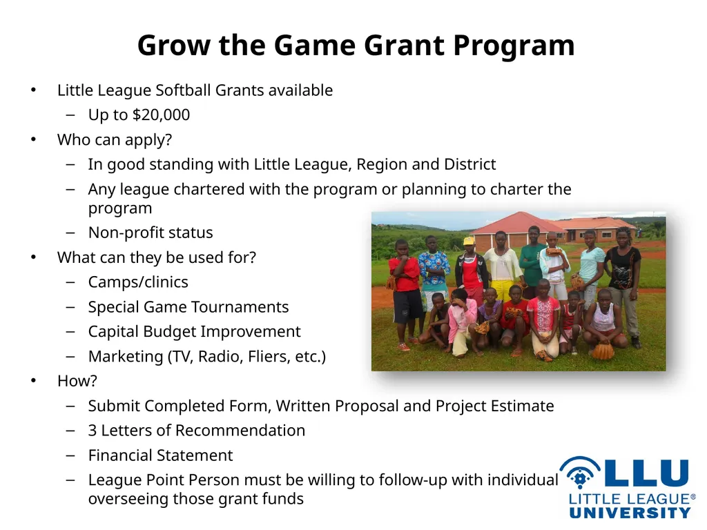 LITTLE LEAGUE SOFTBALL® Presentation Highlights - slide 9 of 32