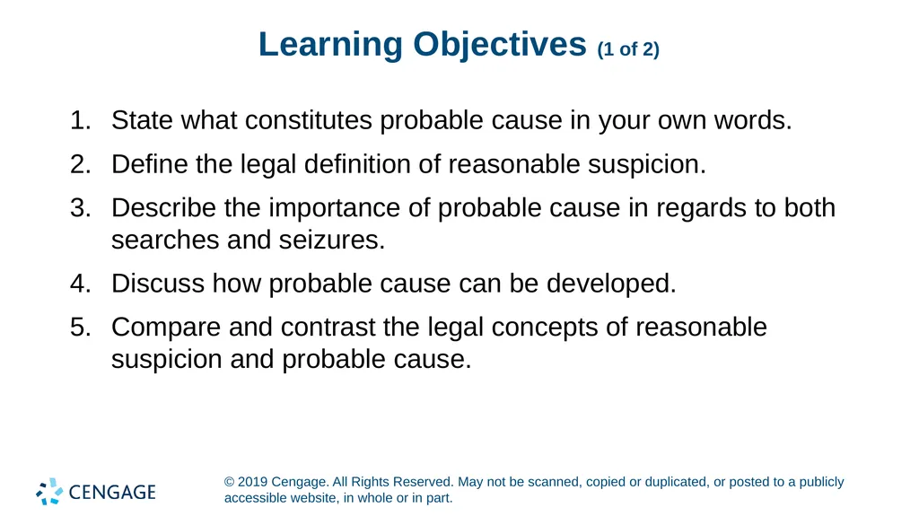 CRIMINAL PROCEDURE Law and Practice Tenth Edition - slide 3 of 19