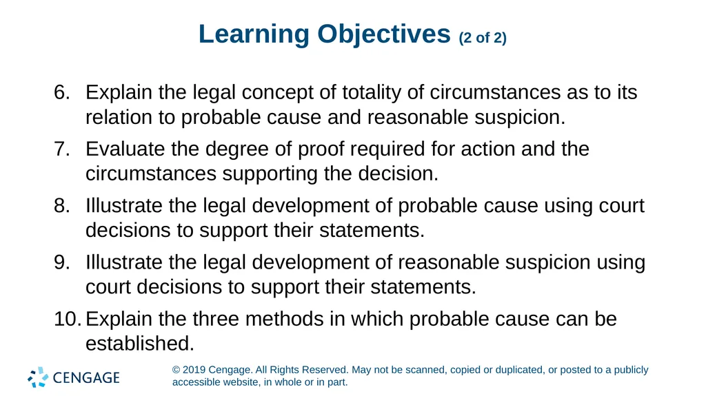 CRIMINAL PROCEDURE Law and Practice Tenth Edition - slide 4 of 19