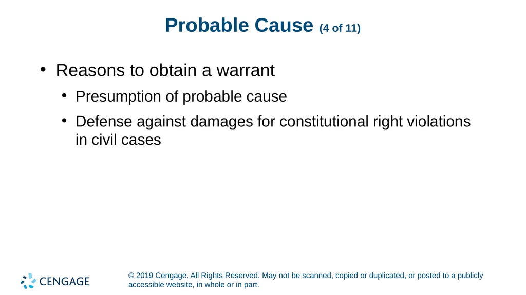 CRIMINAL PROCEDURE Law and Practice Tenth Edition - slide 9 of 19