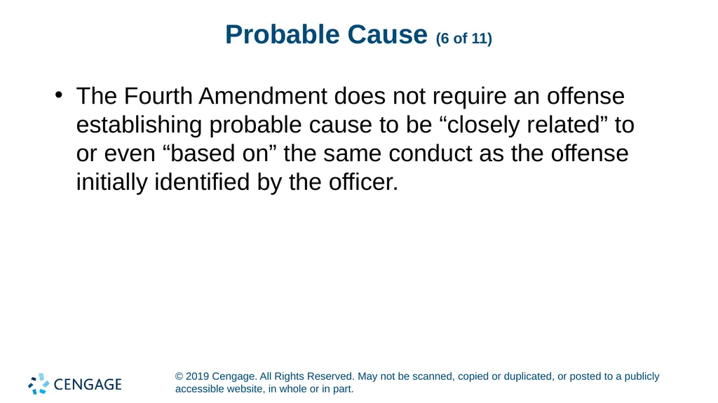 CRIMINAL PROCEDURE Law and Practice Tenth Edition - slide 11 of 19