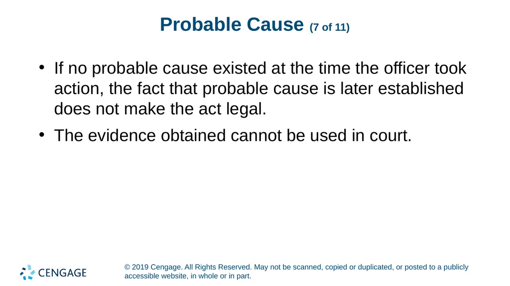 CRIMINAL PROCEDURE Law and Practice Tenth Edition - slide 12 of 19
