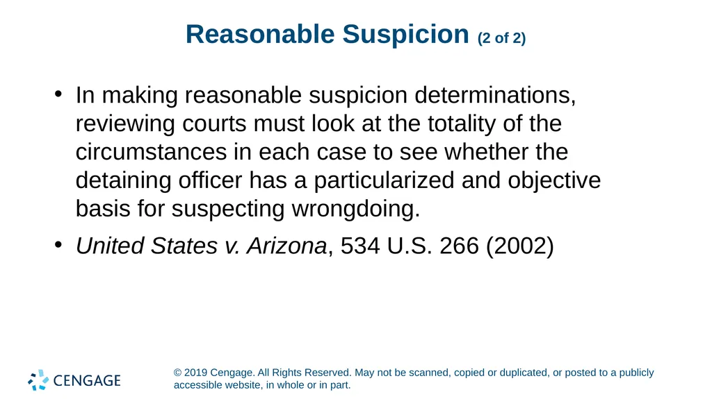 CRIMINAL PROCEDURE Law and Practice Tenth Edition - slide 18 of 19