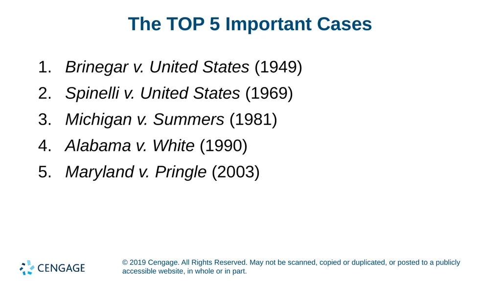 CRIMINAL PROCEDURE Law and Practice Tenth Edition - slide 5 of 19