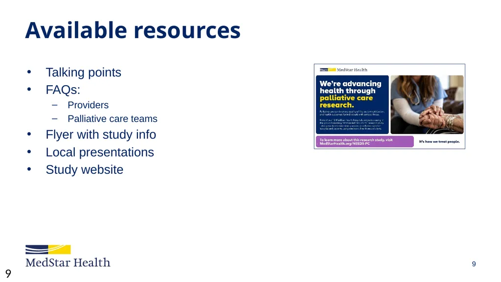 NEEDS-PC Trial Overview (Nudging Effective and - slide 9 of 10