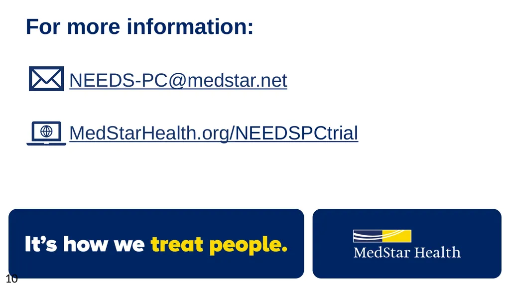 NEEDS-PC Trial Overview (Nudging Effective and - slide 10 of 10
