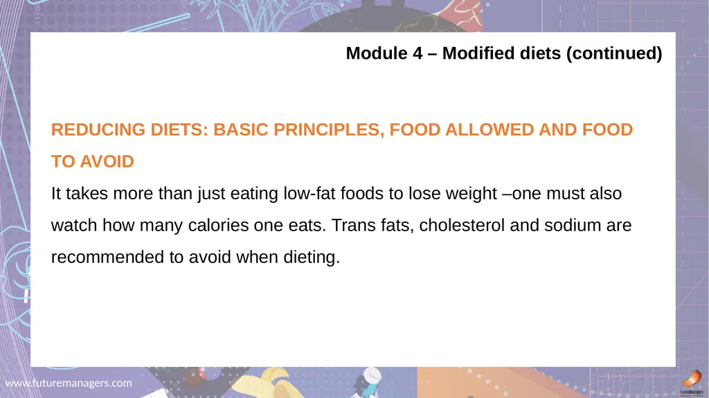 Nutrition and Menu Planning N4 - slide 16 of 38