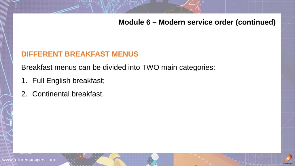 Nutrition and Menu Planning N4 - slide 28 of 38