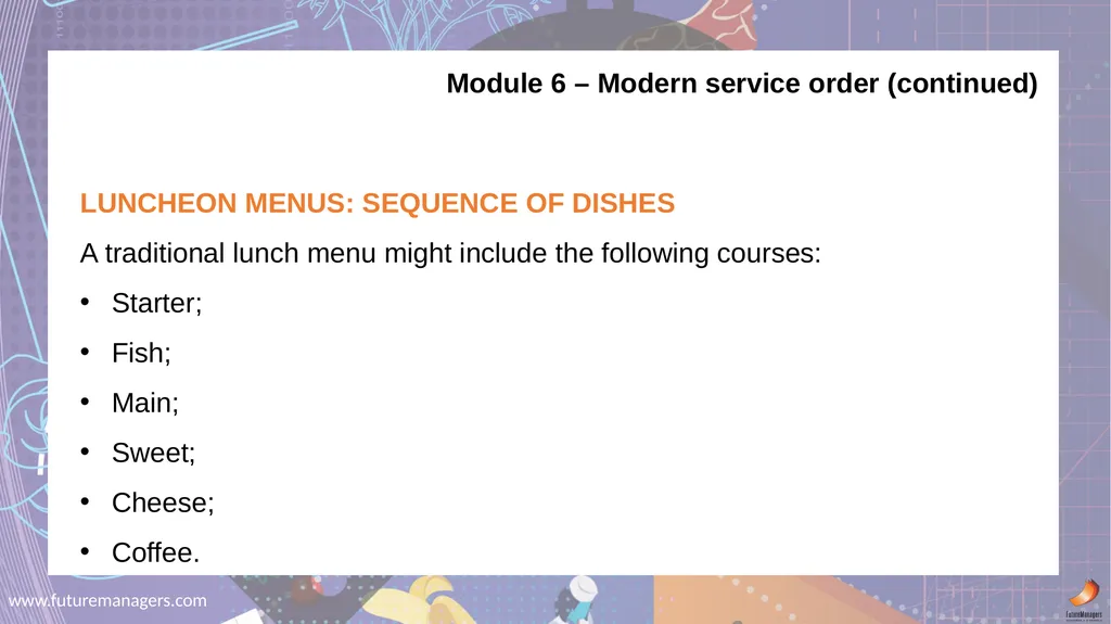 Nutrition and Menu Planning N4 - slide 29 of 38