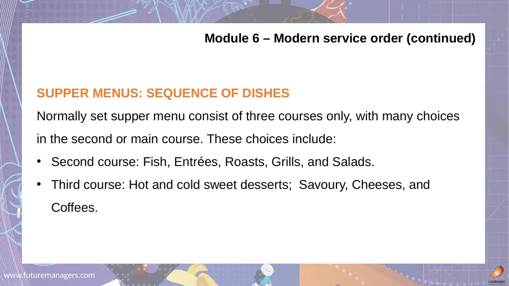 Nutrition and Menu Planning N4 - slide 31 of 38