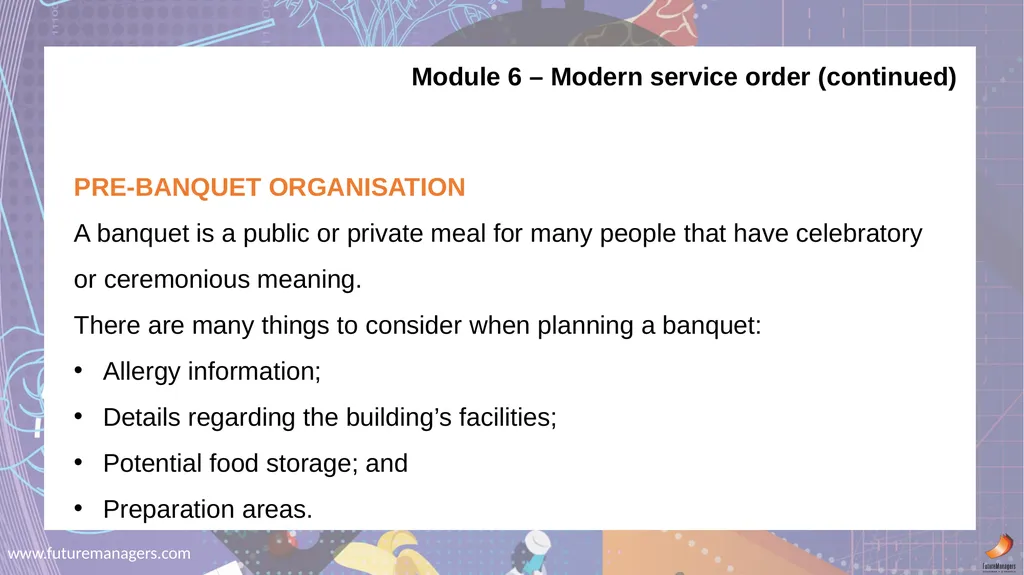 Nutrition and Menu Planning N4 - slide 33 of 38