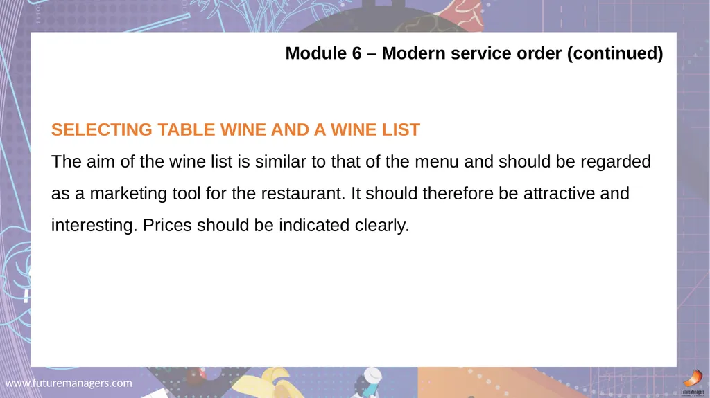 Nutrition and Menu Planning N4 - slide 35 of 38