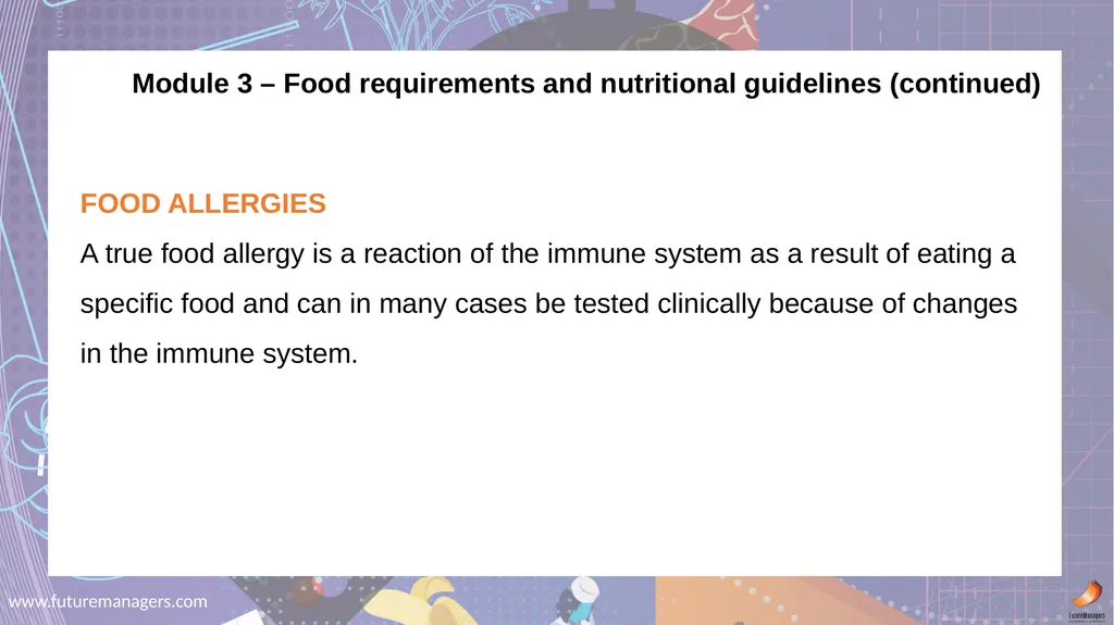 Nutrition and Menu Planning N4 - slide 9 of 38