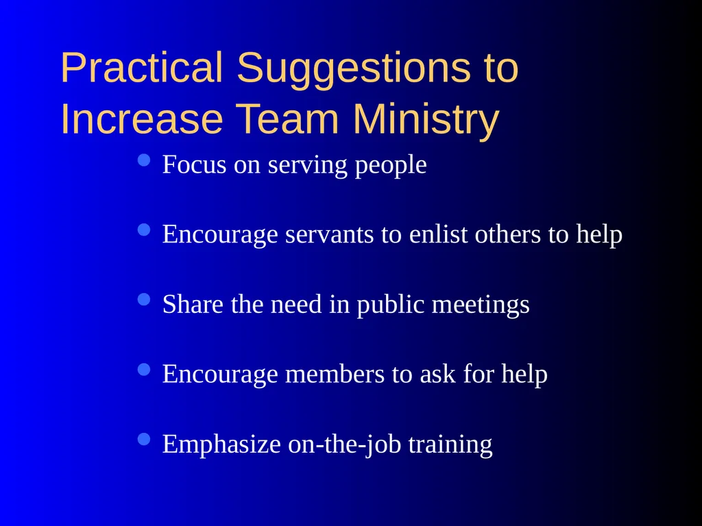 Servant Leadership Workshop MIKE McGUFFEE - slide 63 of 99