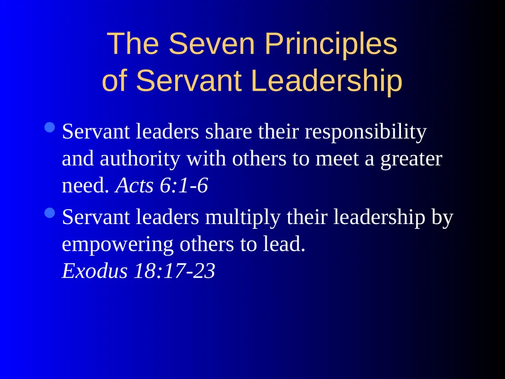Servant Leadership Workshop MIKE McGUFFEE - slide 14 of 99