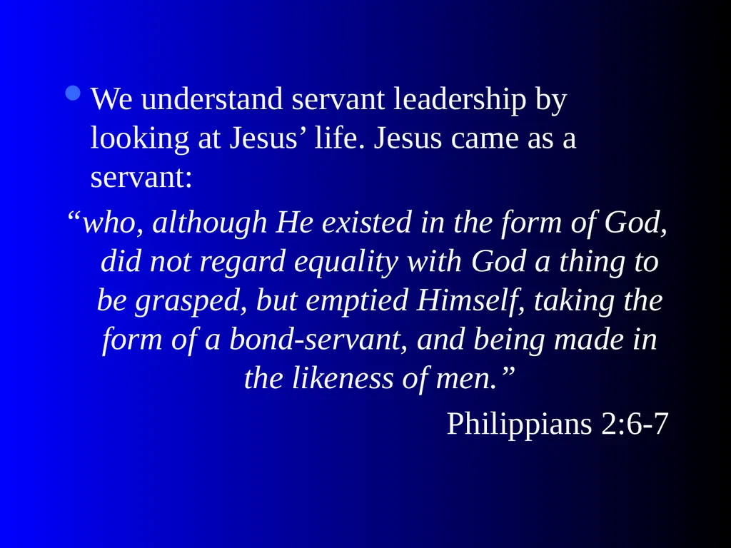 Servant Leadership Workshop MIKE McGUFFEE - slide 5 of 99