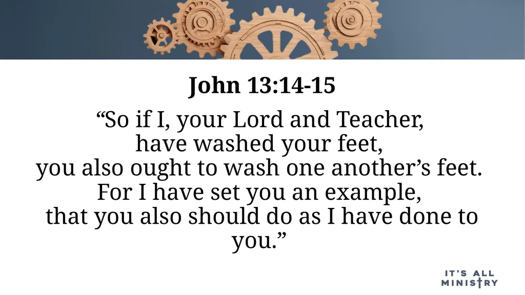 Displaying a Servant’s Heart Presenters: Pastor - slide 3 of 19