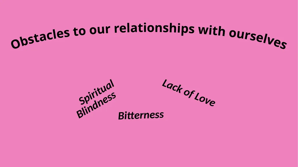 Servant Heart Emmaus Walk #?? Obstacles to Grace - slide 9 of 15