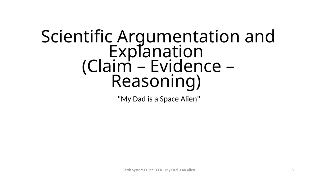 ESPQS Section 100 Intro to Scientific - slide 3 of 13