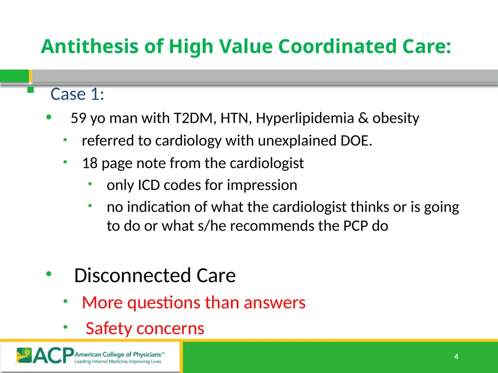 Connecting Care Ensuring Quality Referrals and - slide 4 of 26