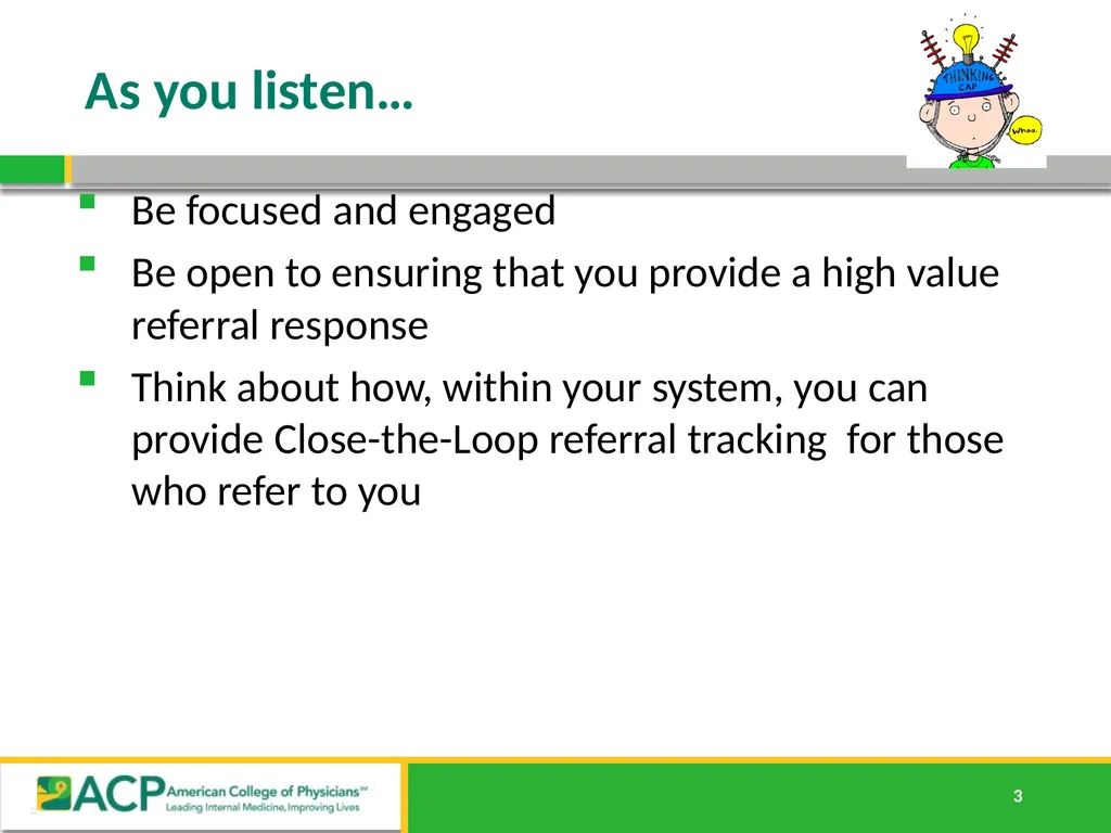 Connecting Care Ensuring Quality Referrals and - slide 3 of 26