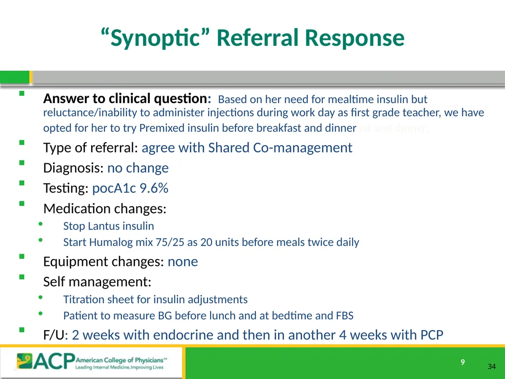 Connecting Care Ensuring Quality Referrals and - slide 9 of 26