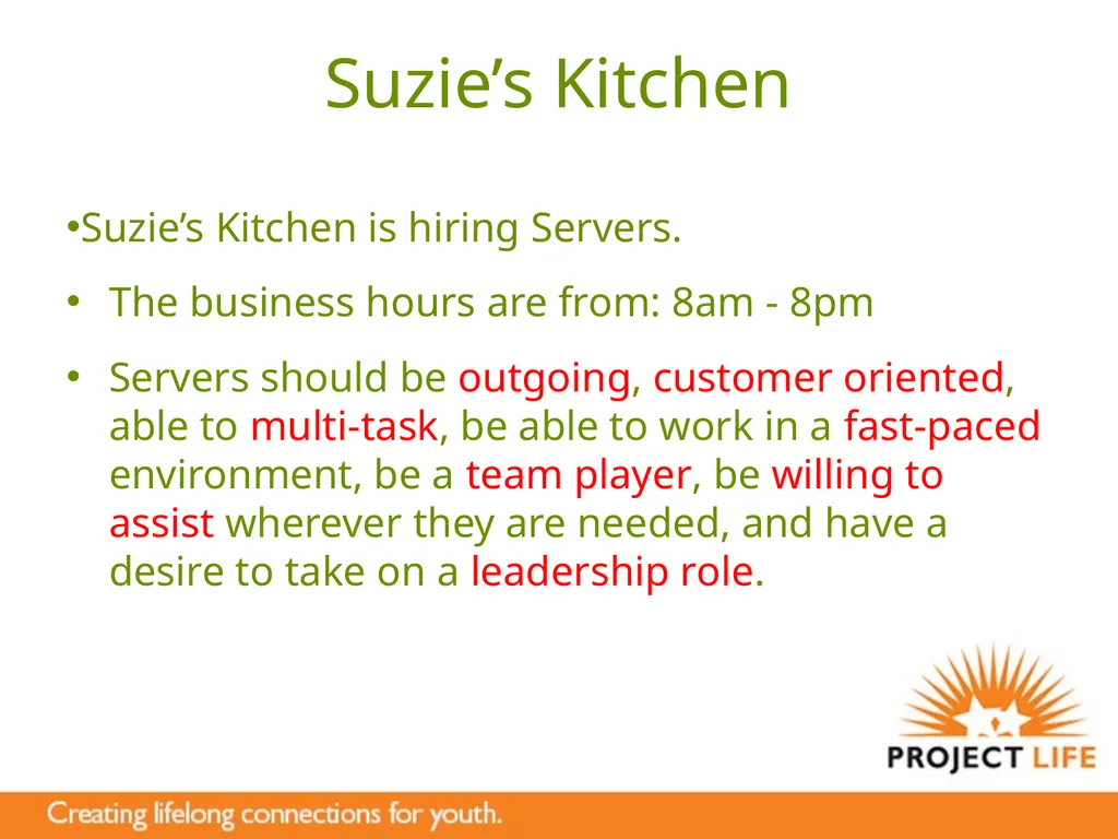 Career Preparation: Get a Job and Keep It Learning - slide 13 of 27
