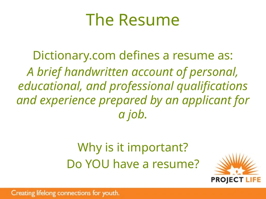 Career Preparation: Get a Job and Keep It Learning - slide 8 of 27