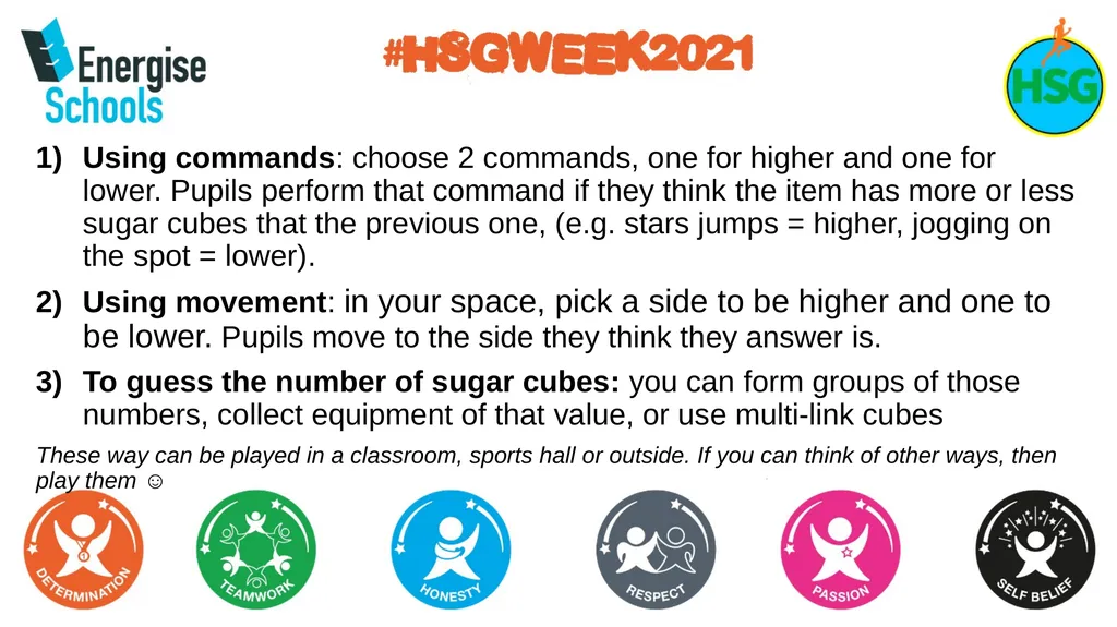SUGAR GAME – HIGHER OR LOWER Key Stage 2 – - slide 3 of 35