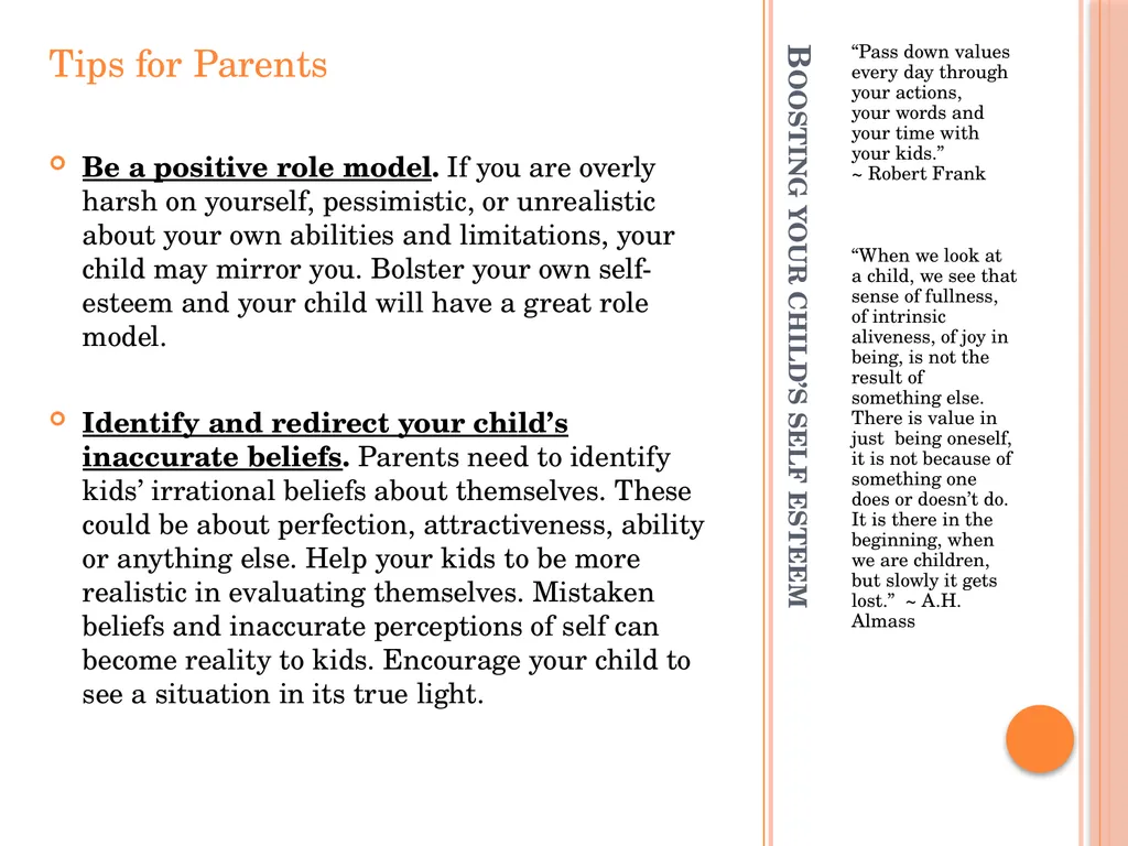 PARENTING WORKSHOP SERIES Part 1: Boosting Your - slide 6 of 11