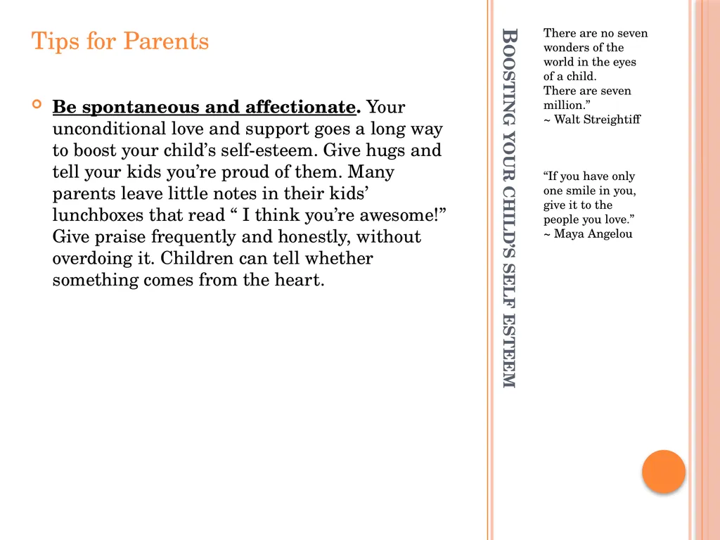 PARENTING WORKSHOP SERIES Part 1: Boosting Your - slide 7 of 11