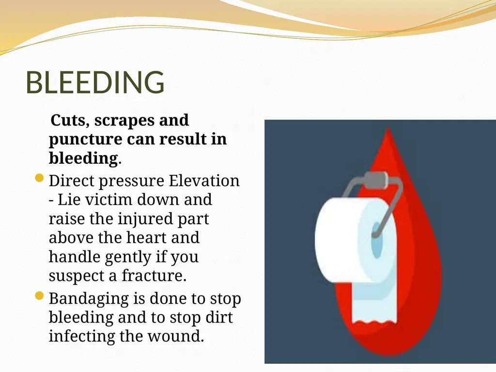 BASIC FIRST AID Submitted by, Department of - slide 18 of 55