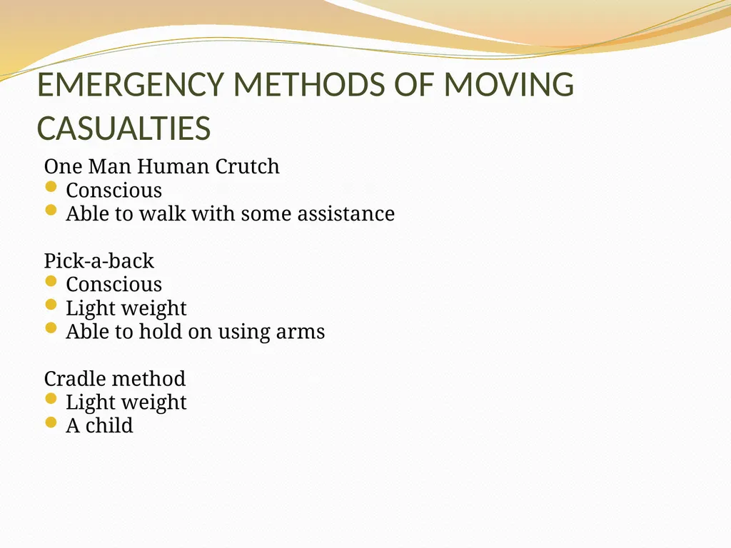 BASIC FIRST AID Submitted by, Department of - slide 49 of 55