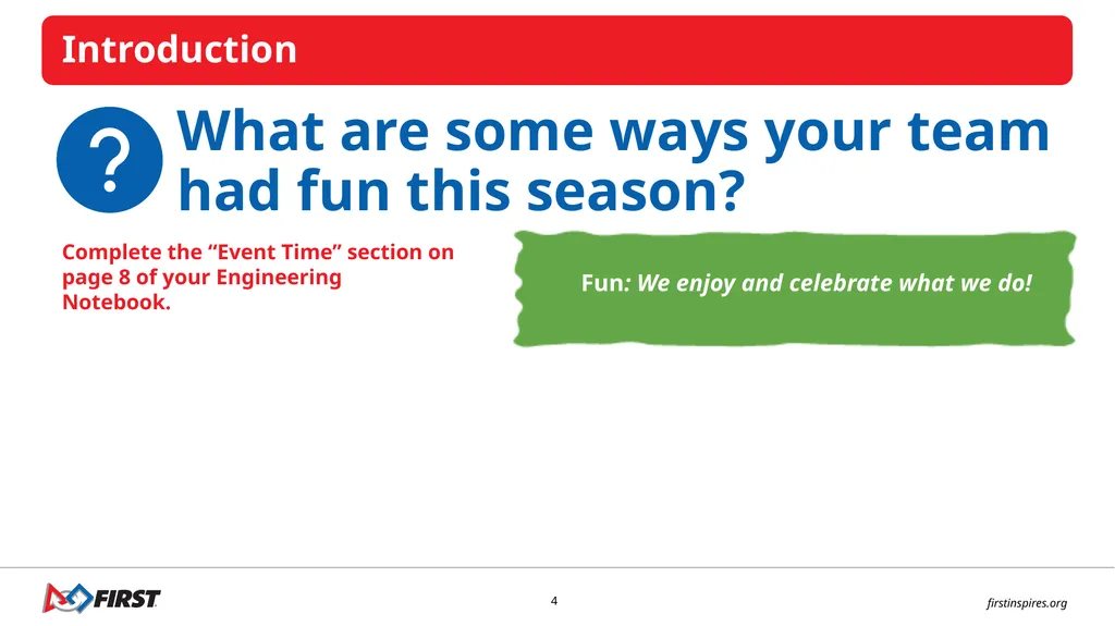 SESSION 11 I can work with my team to finalize - slide 4 of 10