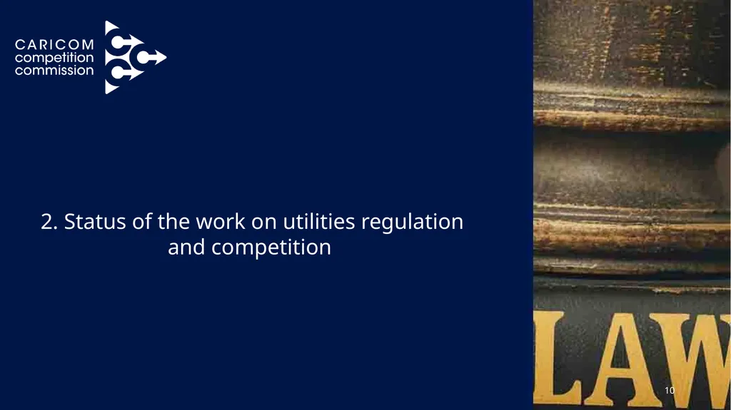 A presentation entitled: “Towards a regional - slide 10 of 28
