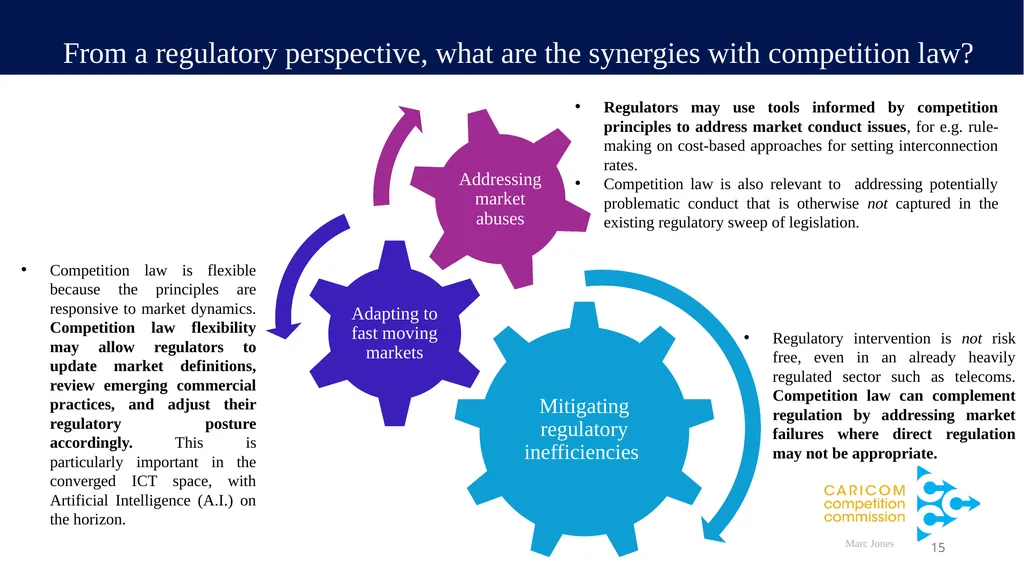 A presentation entitled: “Towards a regional - slide 15 of 28