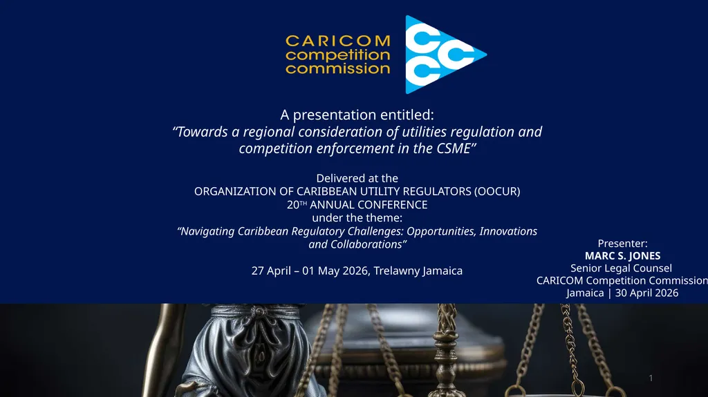 A presentation entitled: “Towards a regional - slide 1 of 28