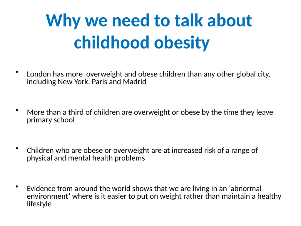 ‘The Great Weight Debate - a London conversation - slide 2 of 12