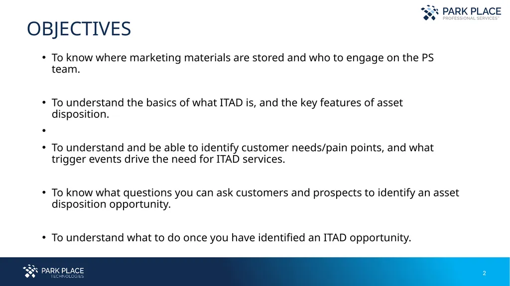 07.2021 IT Asset Disposition Services Professional - slide 2 of 9