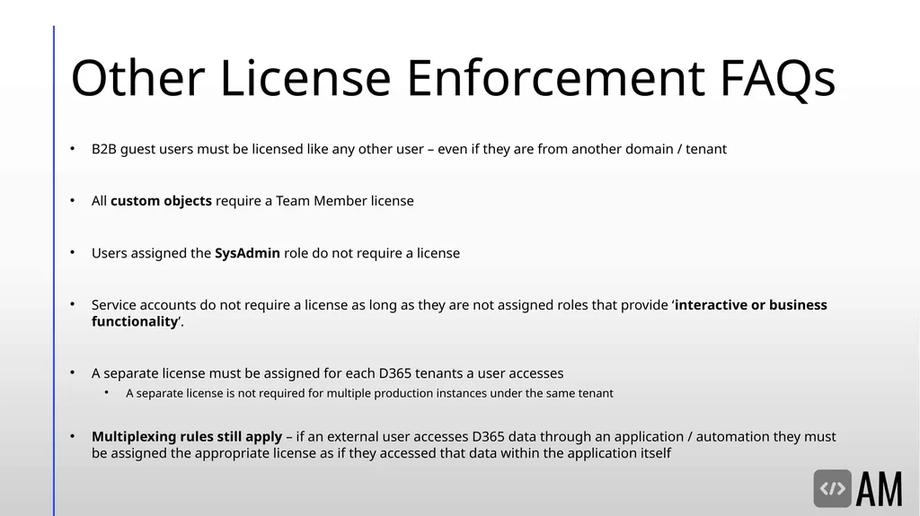 Decoding D365FSC Security & Licensing Microsoft - slide 27 of 48