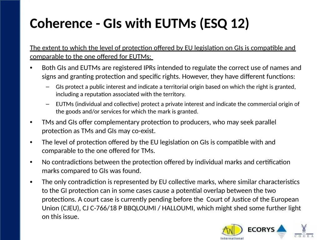 Evaluation support study on Geographical - slide 20 of 45